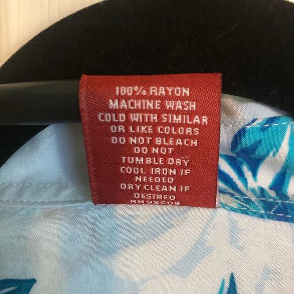 Junction West Tiki Pin-up Tropical Shirt Short Sleeve Button Front Men's Size L - Picture 3 of 5